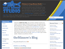 Tablet Screenshot of crazyminnowstudio.com